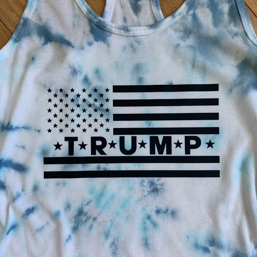 Trump Flag Racerback Tank Top
